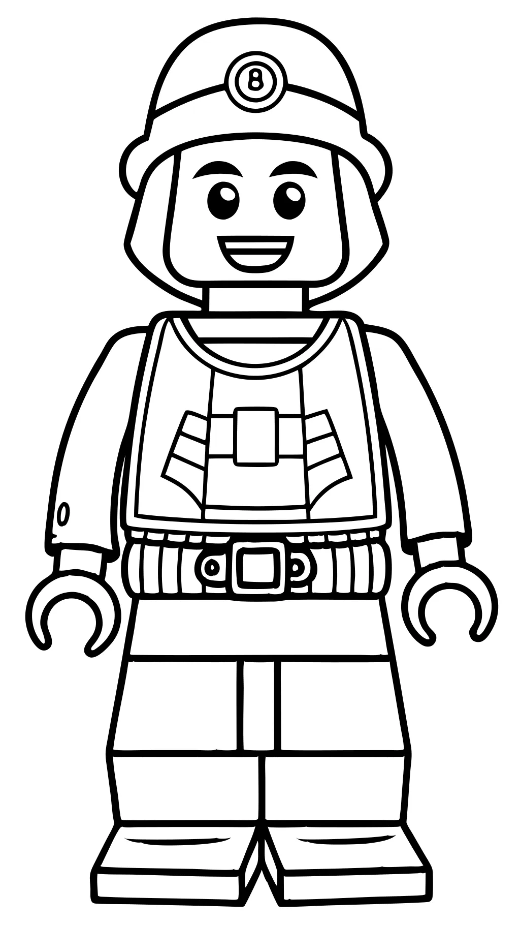 Páginas para colorear de Lego Persona